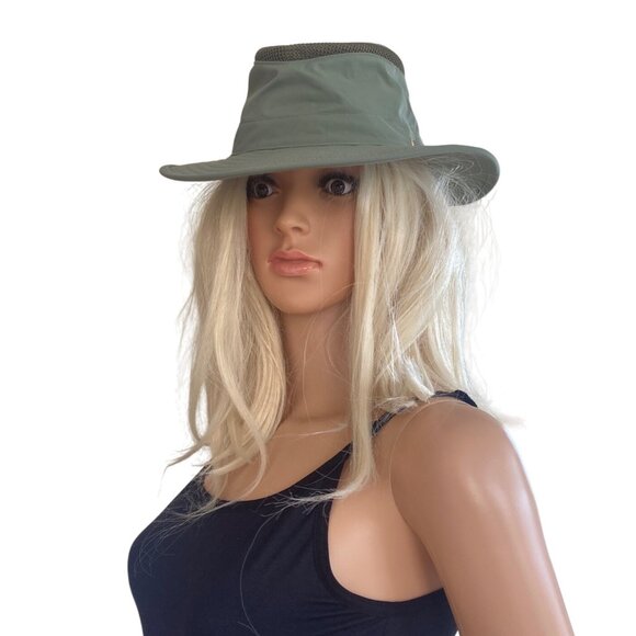 Tilley Accessories - Tilley LTM6 AIRFLO Hat Green Unisex M 7 1/4 Nylon Quick Dry 58cm